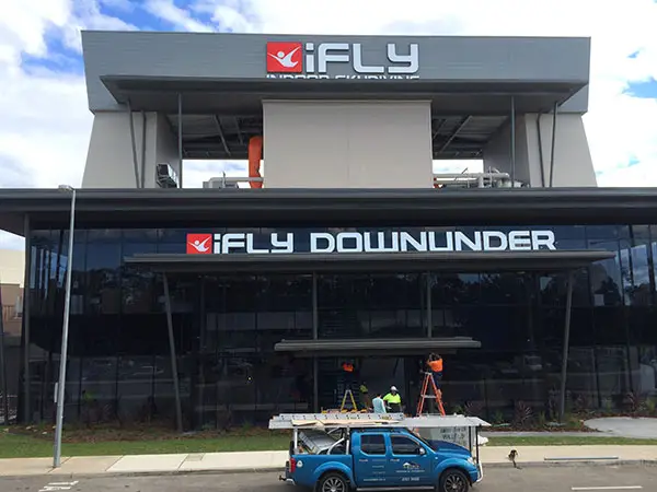 iFly Down Under Penrith commercial metal roofing & sheeting project