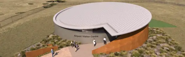 Western Sydney Airport visitor centre roofing project