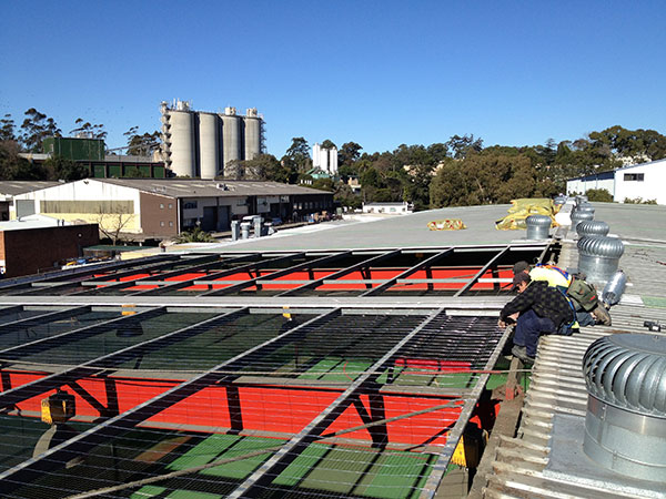 Quikdeck Metal Roofing Contractor Services All Projects Project - North Shore Timber & Aquatic Centre, Thornleigh